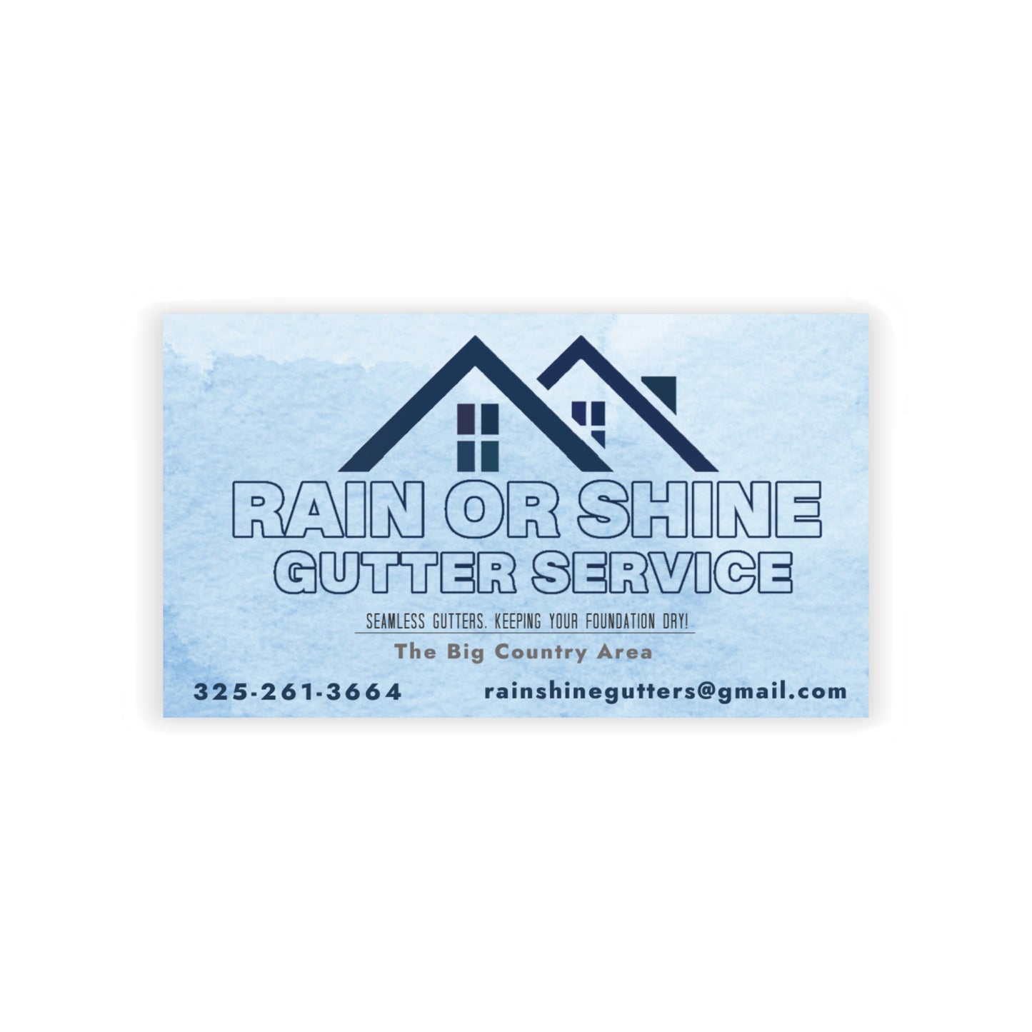 RAIN OR SHINE Business Cards