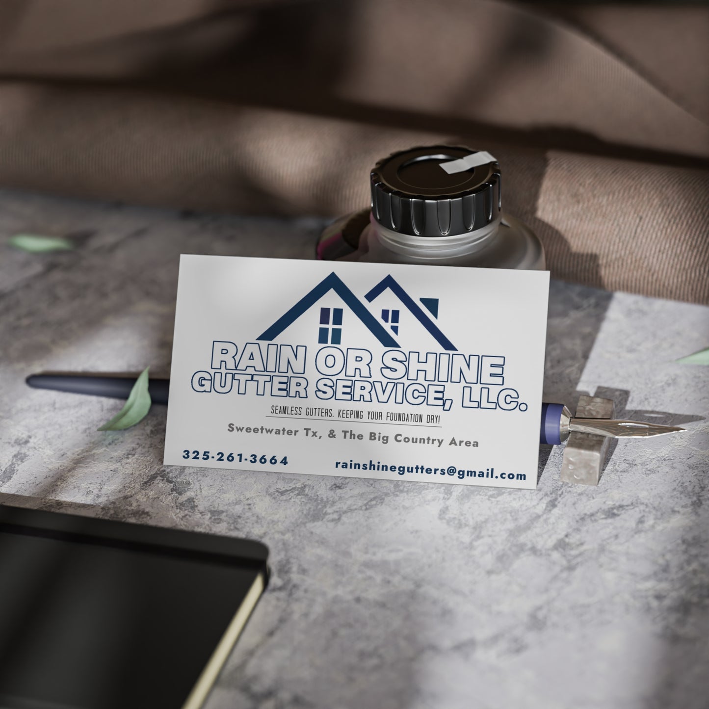 RAIN OR SHINE Business Cards