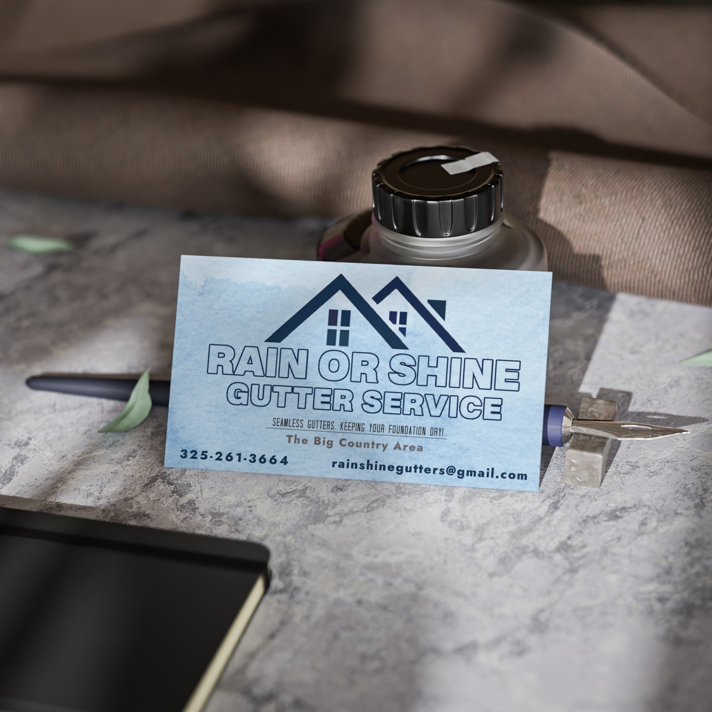 RAIN OR SHINE Business Cards