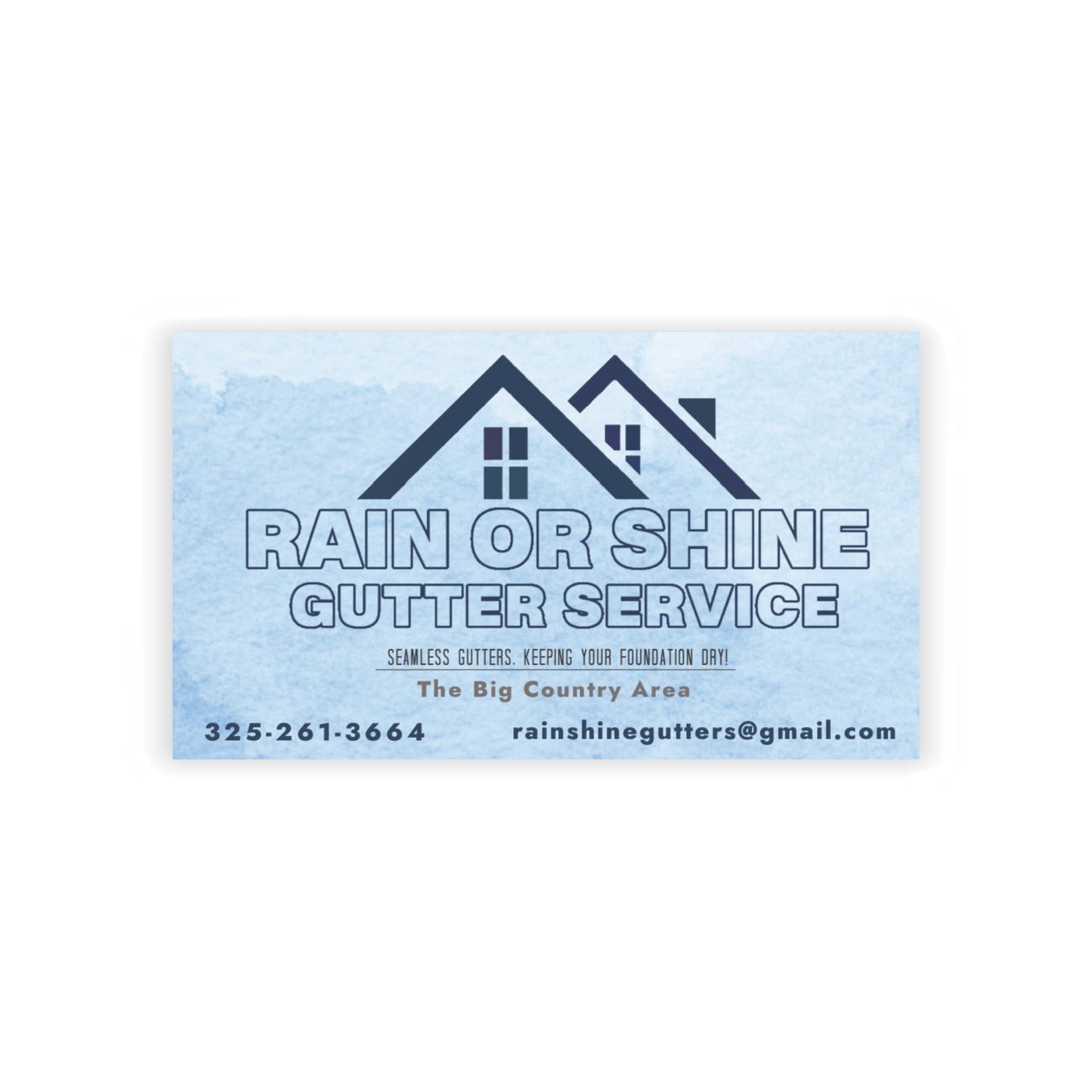 RAIN OR SHINE Business Cards