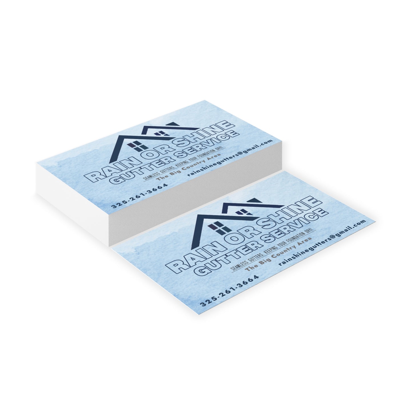 RAIN OR SHINE Business Cards