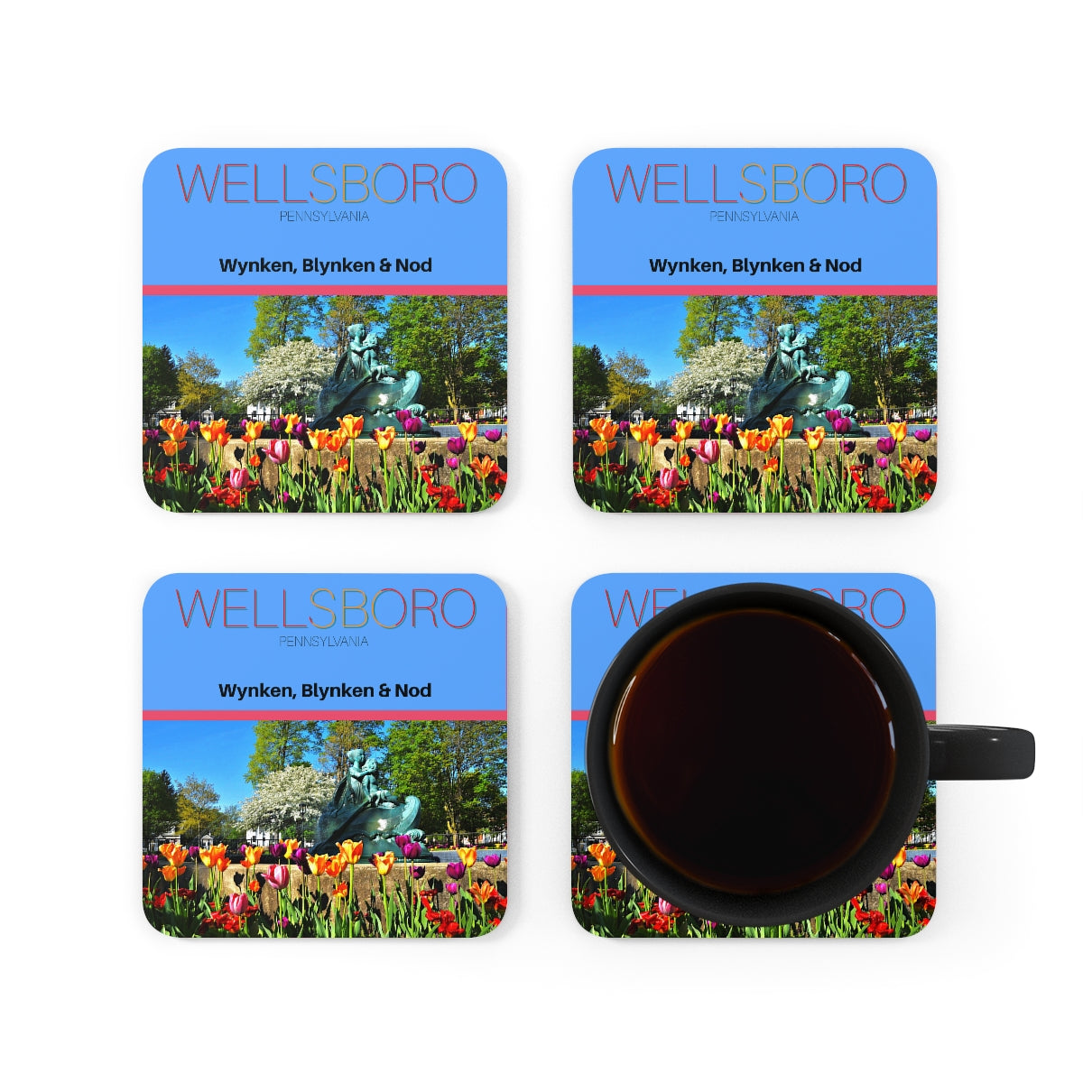 WYNKEN, BLYNKEN, & NOD Coaster Set