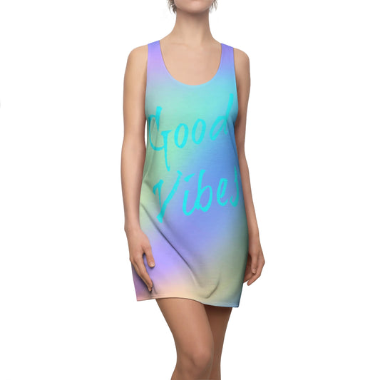 GOOD VIBES Sew Racerback Dress