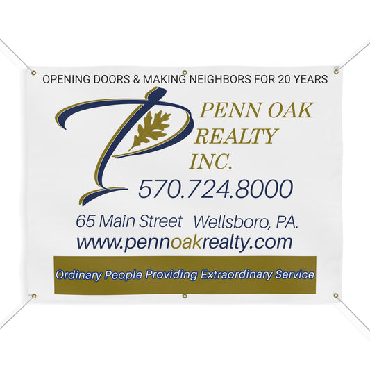 PENN OAK Matte Banner